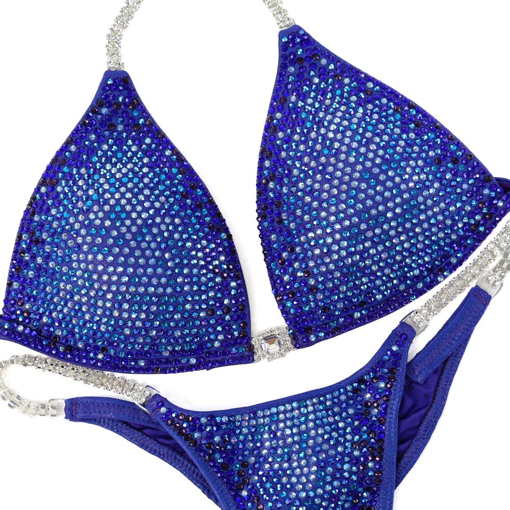 Blue Competition Bikini. Medium Molded/Pro.